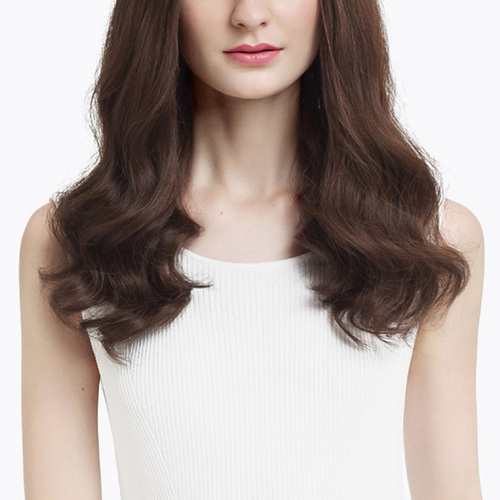 蓬松自然长卷发